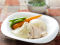 ゆで鶏と温野菜のマスタードマヨソース